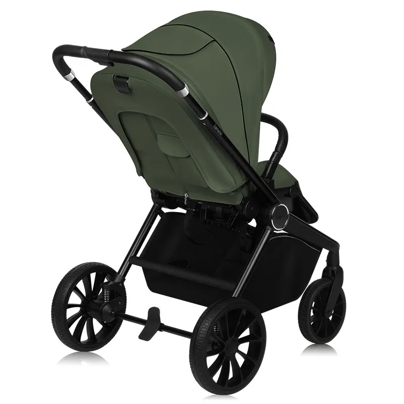 Duo Poussette Mika Plus + Nacelle Green Olive - 0m+-9