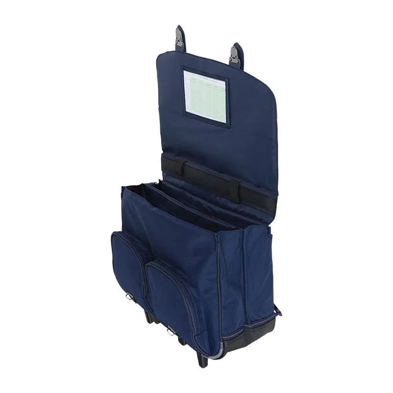 Trolley 41 cm Tristan - Bleu/Rouge-3