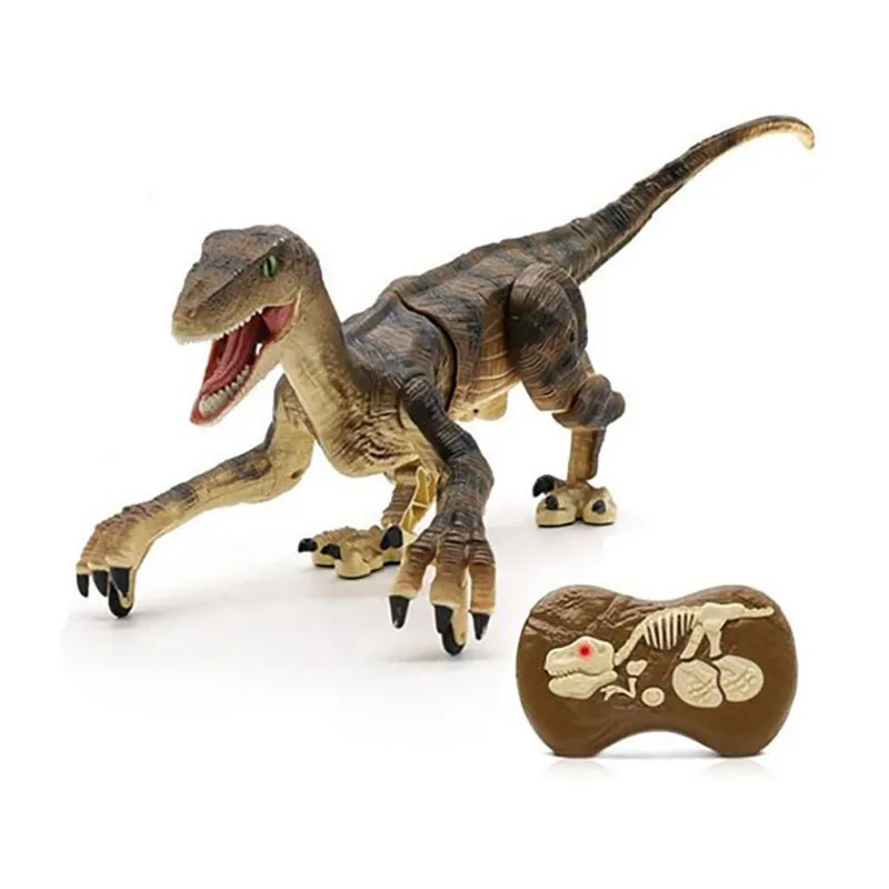 Velociraptor télécommandé marron - 6+-0