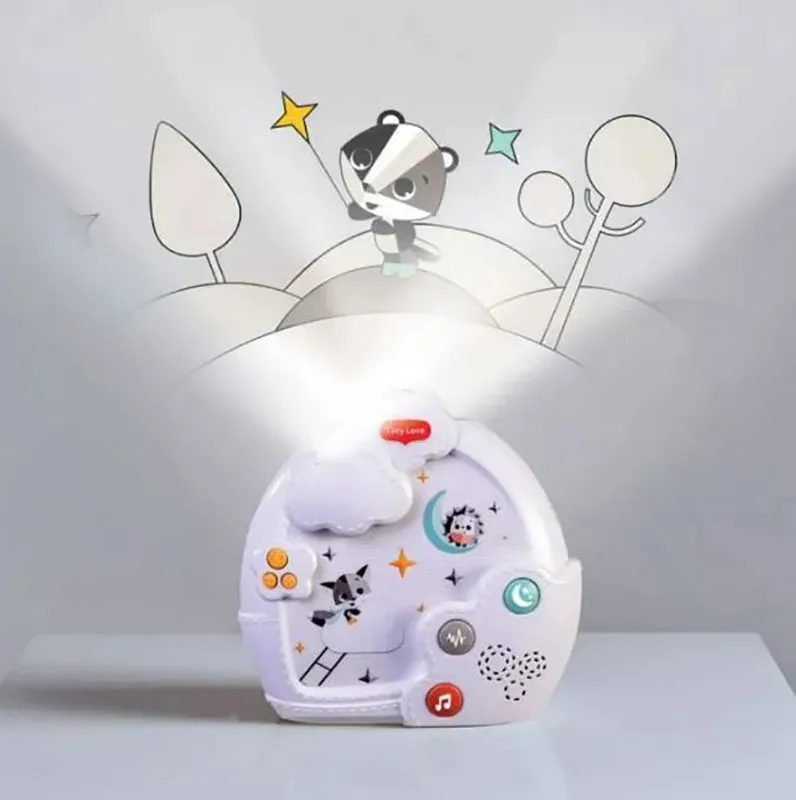 Mobile projecteur Musical Noir/Blanc - 0m+-3
