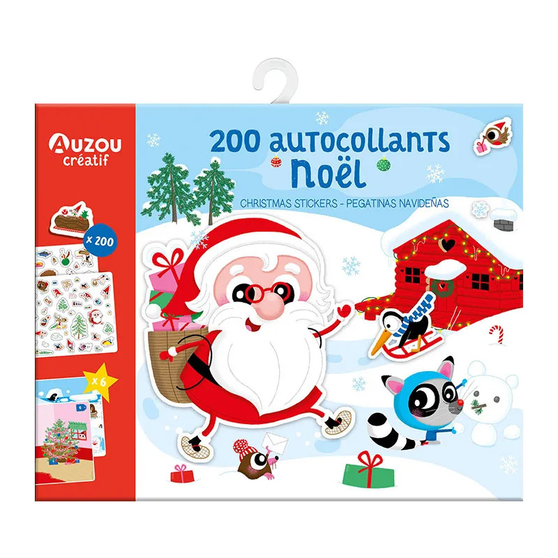 Ma pochette d'artiste 200 autocollants Noël - 36m+-0