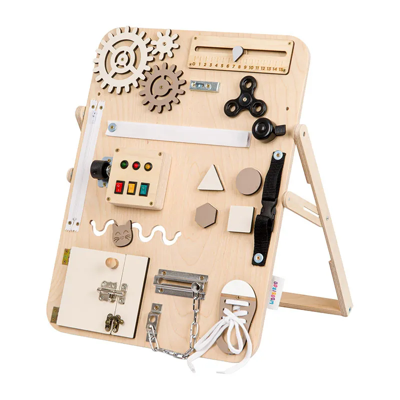 Busyboard Enjoy sur pied Naturel - 52x41cm - WOOB-1