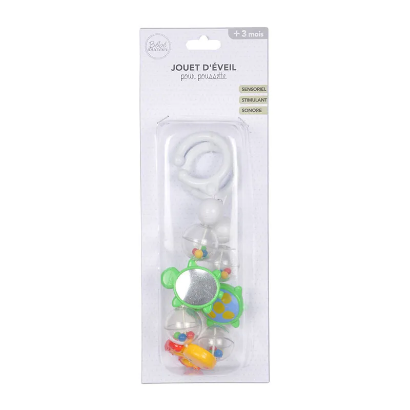 Jouet d'éveil pour poussette Animaux Marins - 30cm - BEBE DOUCEUR-1