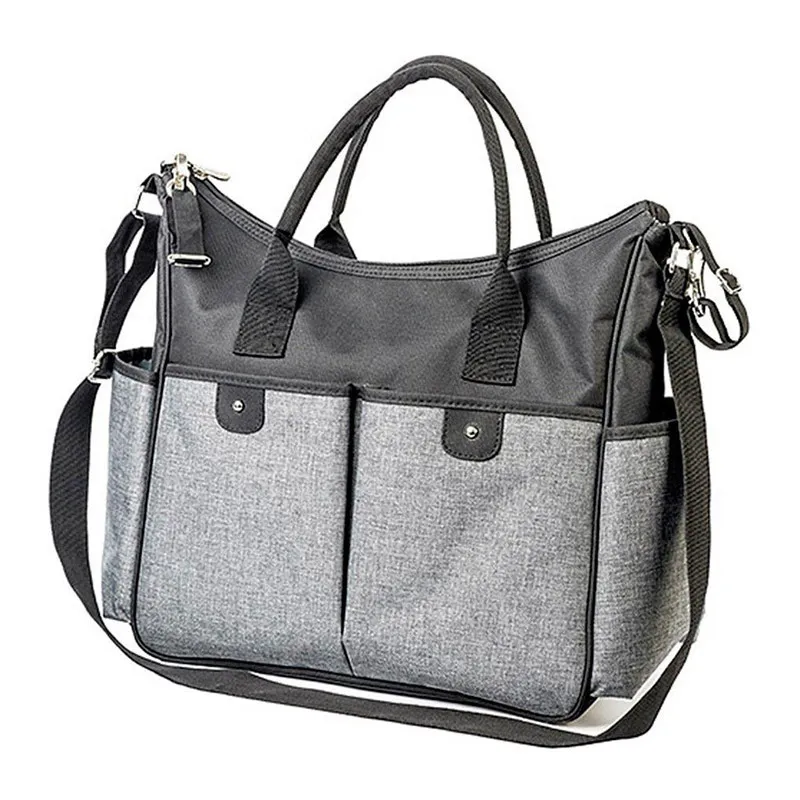 Sac à langer + Tapis So City - Noir-1