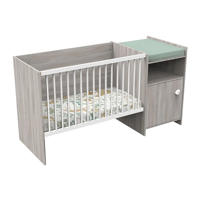 Lit combiné evolutif Chène - 90x190cm-1
