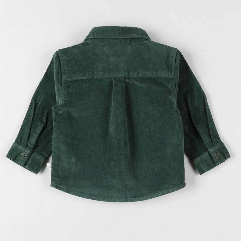 Surchemise Velours - Vert-2