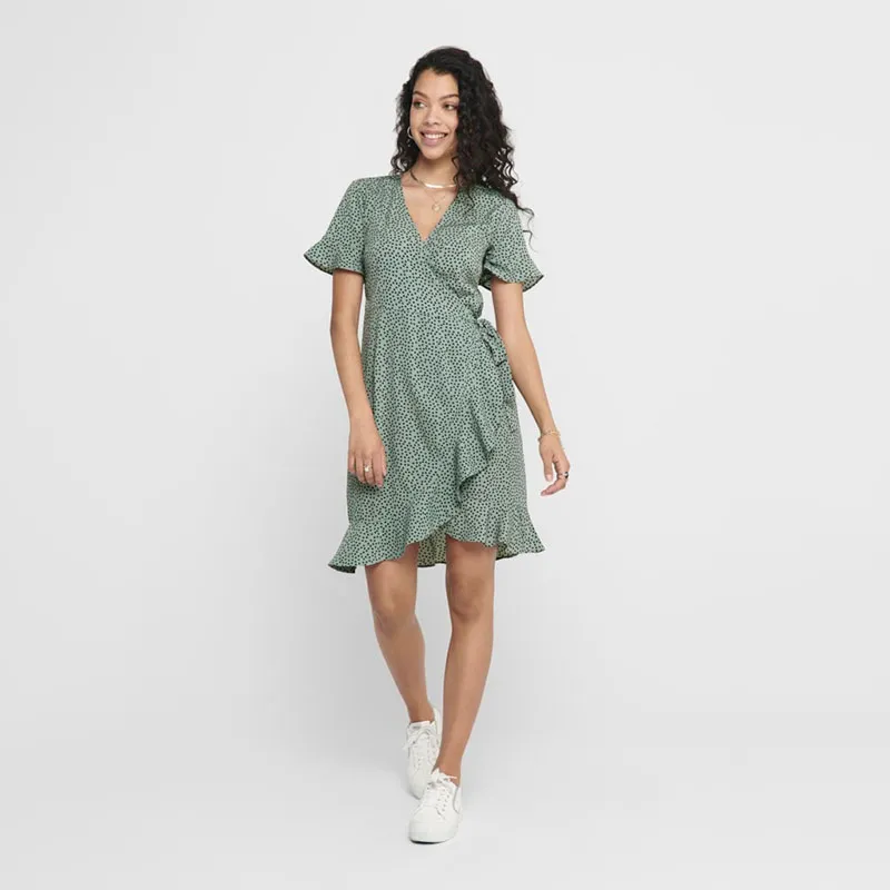 Robe courte Olivia - Chinois Green-3