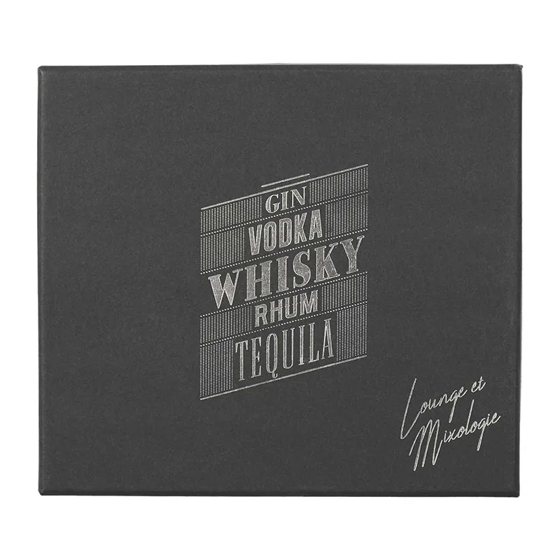 Fiole à whisky + 2 shooters - 9,5x13,5cm-3