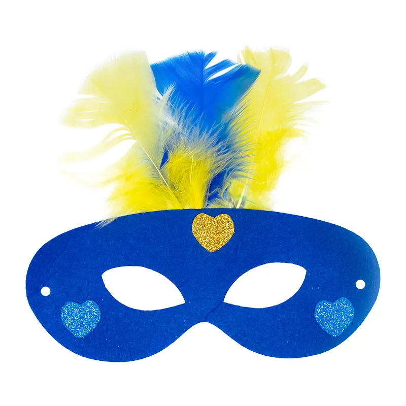 Masques en feutrine Superhéros à décorer 12pcs - 3+-1