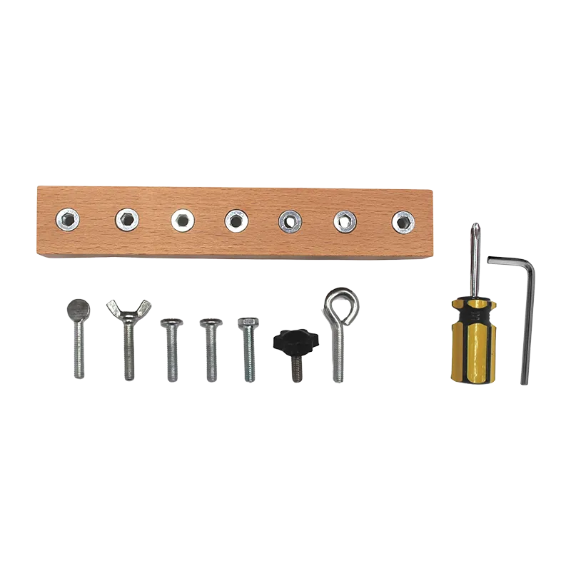 Jeu de bricolage en bois Tourne & Visse 10pcs - 3+-2