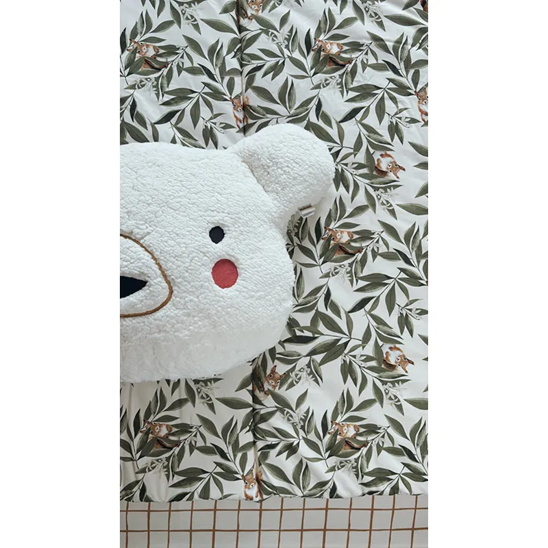 Coussin décoratif Ours Ecru - 60x50cm-3