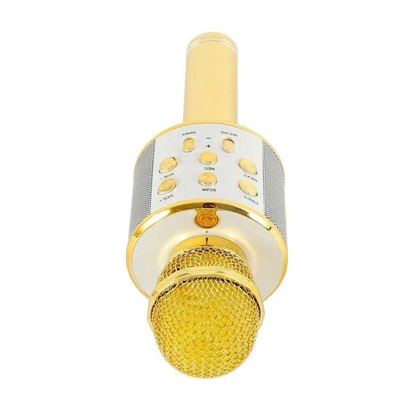 Micro karaoké Bluetooth - Gold-3