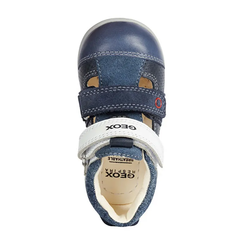 Sandales Premiers pas Kaytan - Bleu foncé/Blanc-5
