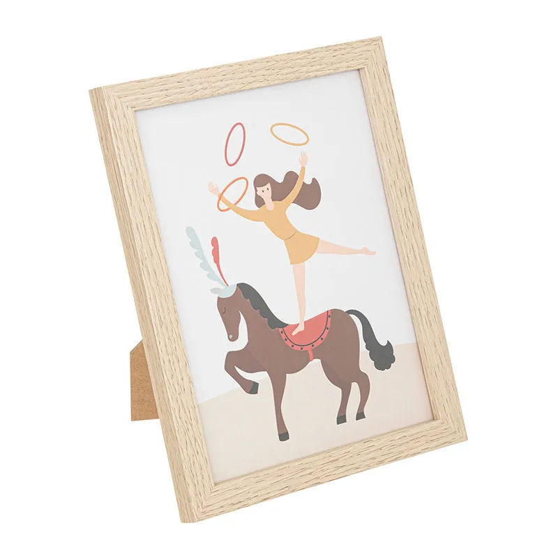 3 Cadres décoration Circus Beige - 30x1,5x40cm-4