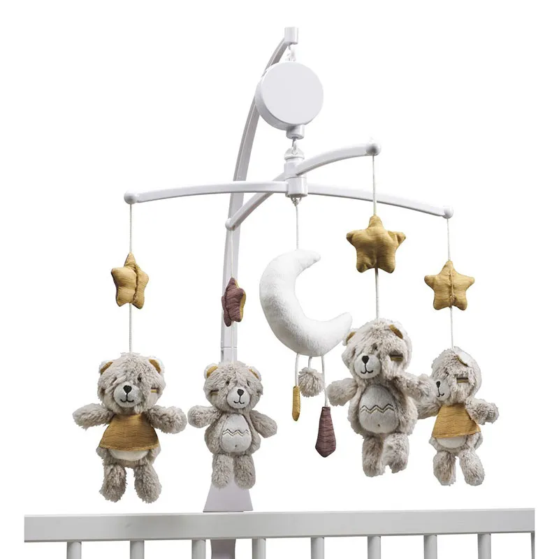 Mobile musical Timouki Blanc/Beige - 55,5x36,5cm-0