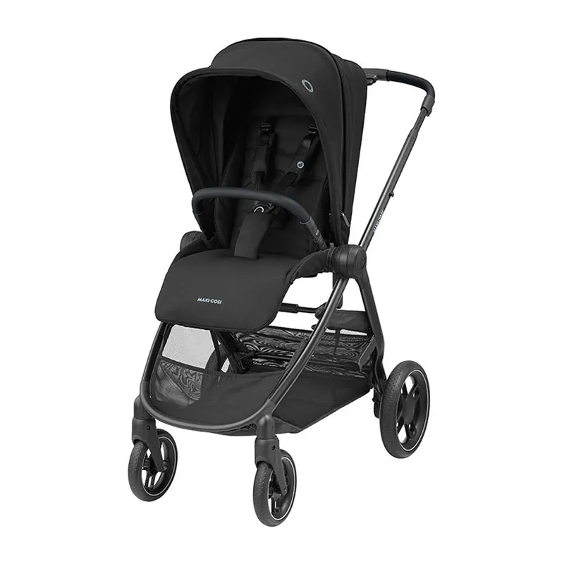Duo Poussette Compacte Street + Cosi Pebble S + Base Famylifix S + Adaptateurs Black - 0m+-1