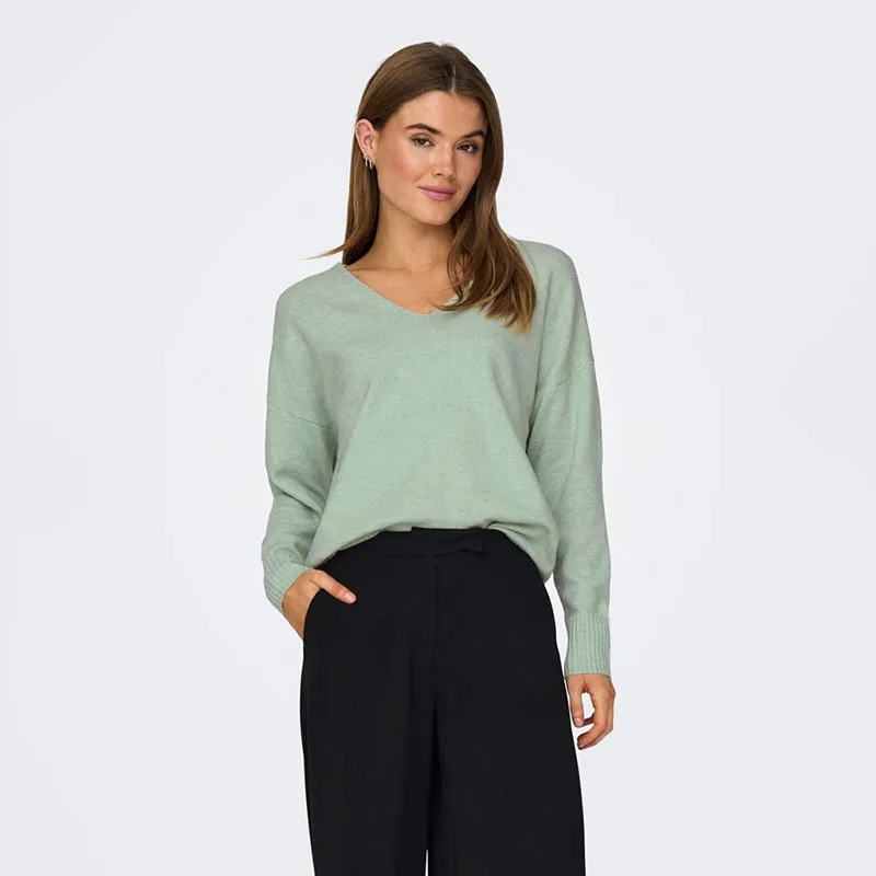Pull Rica - Subtle Green Melange-3