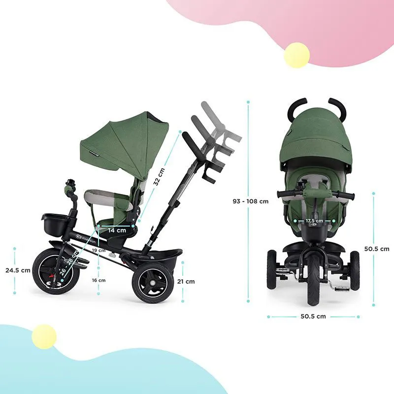 Tricycle Spinstep Platinum Grey - 9m+-14