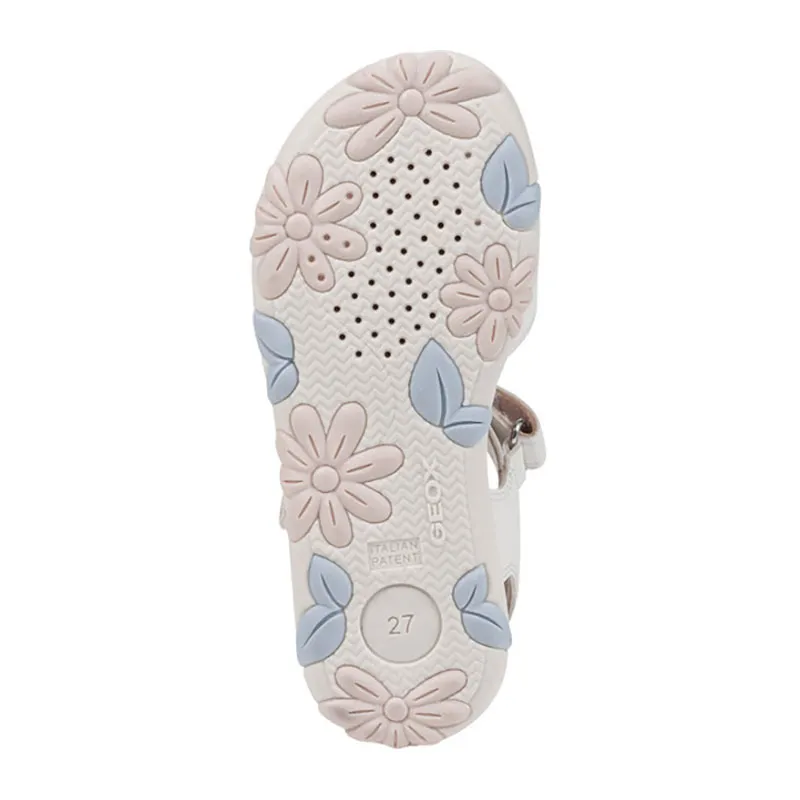 Sandales Haiti - Blanc/Rose clair-5