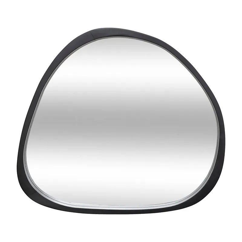 Miroir mural Wayne Bois Noir - 63x57cm-0