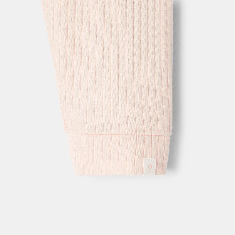 Caleçon Coton BIO Mixte - Rose poudre-2