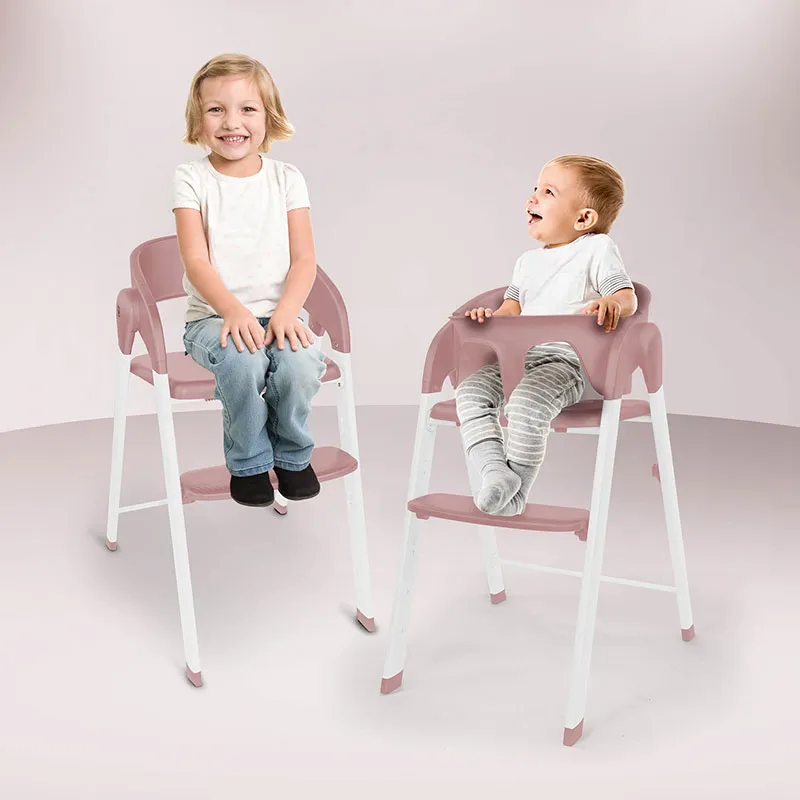 Chaise haute Levels Rose - 6m+-8