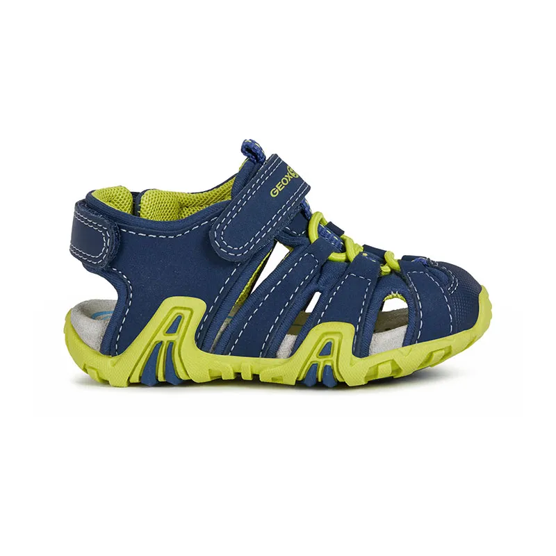 Sandales Kraze - Bleu Marine/Citron-7