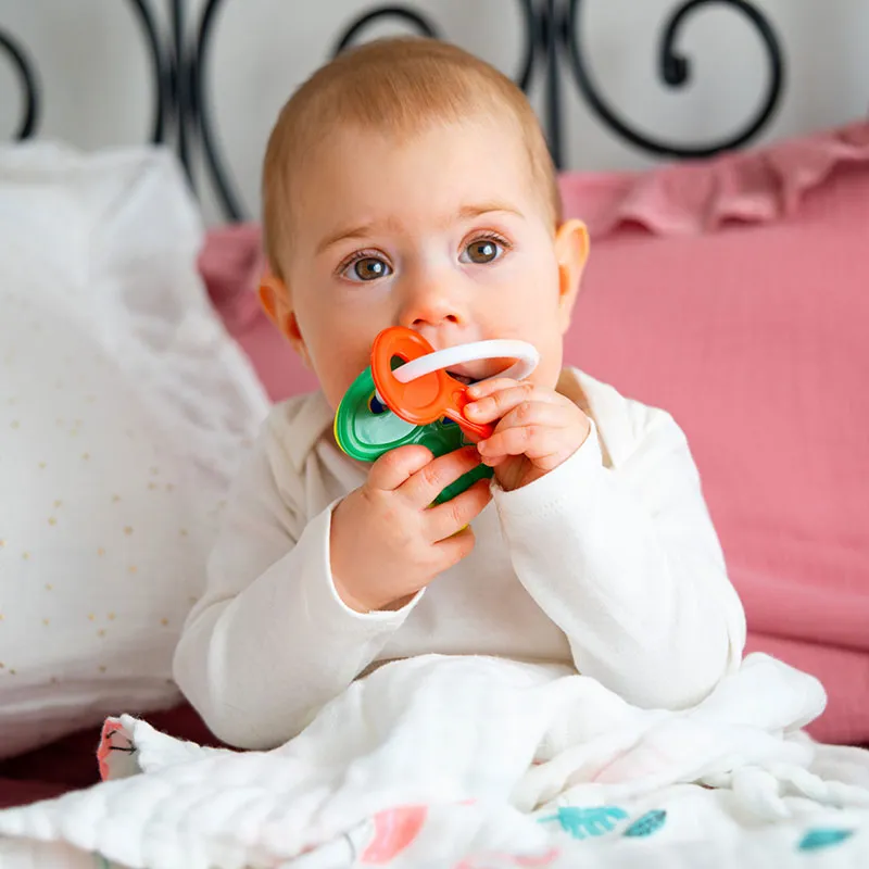 Hochet bébé en forme de clés - 0m+-2