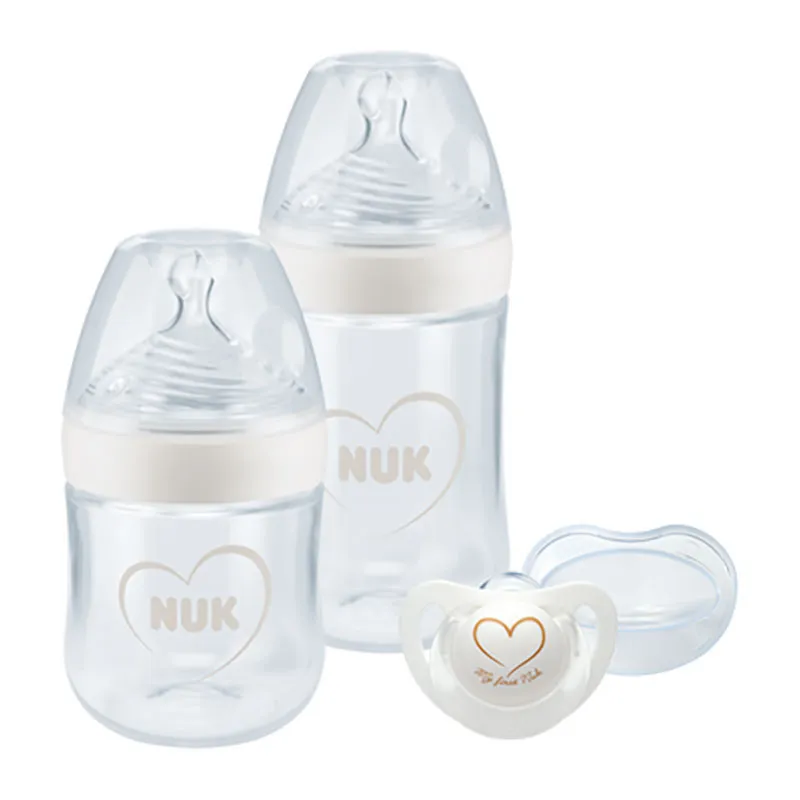 Coffret 2 Biberons Nature Sense 150/260ml + Sucette Genius - 0m+-0