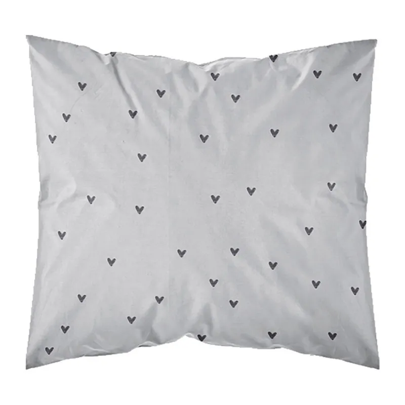 Parure 2pcs Coton Ballerine Gris/Rose - 140x200cm-2