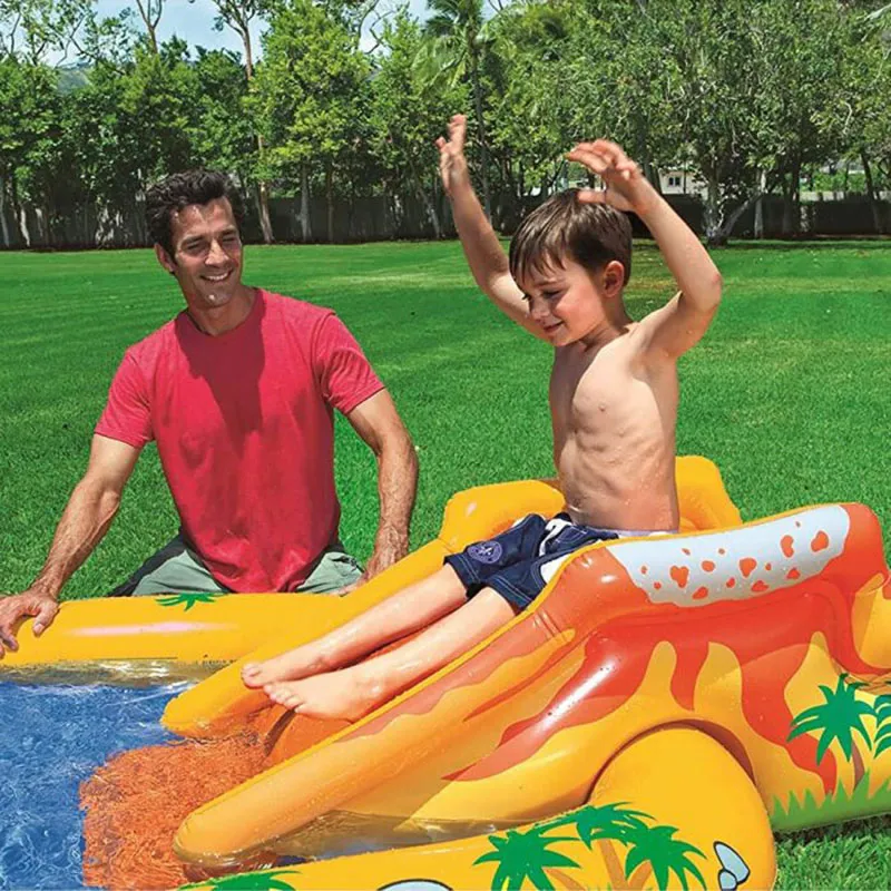 Aire de jeux gonflable Jurassic - 191x109x249cm-7