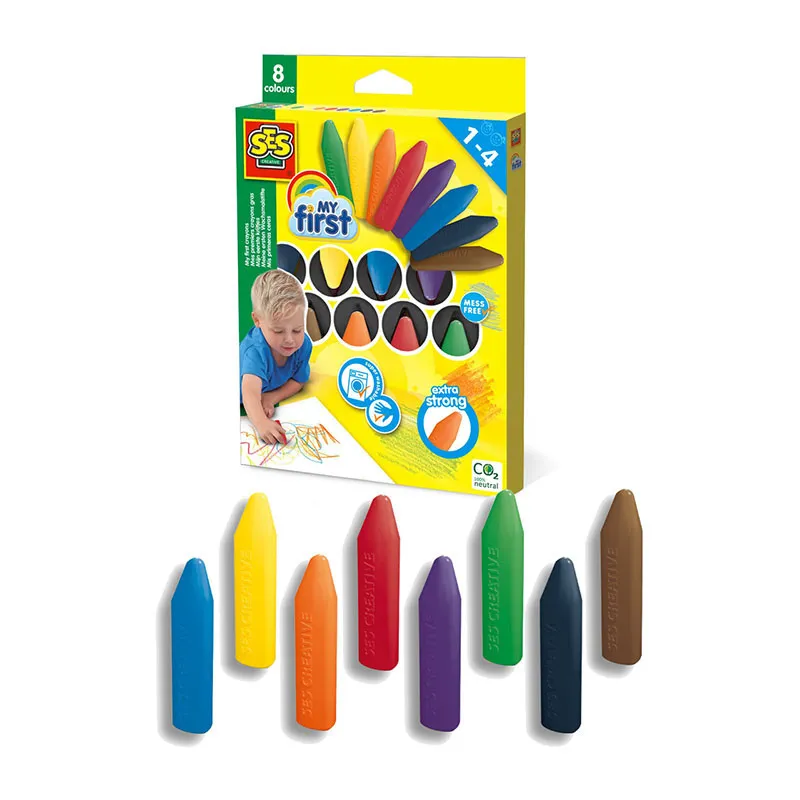 My First 8 crayons gras - 12m+-4