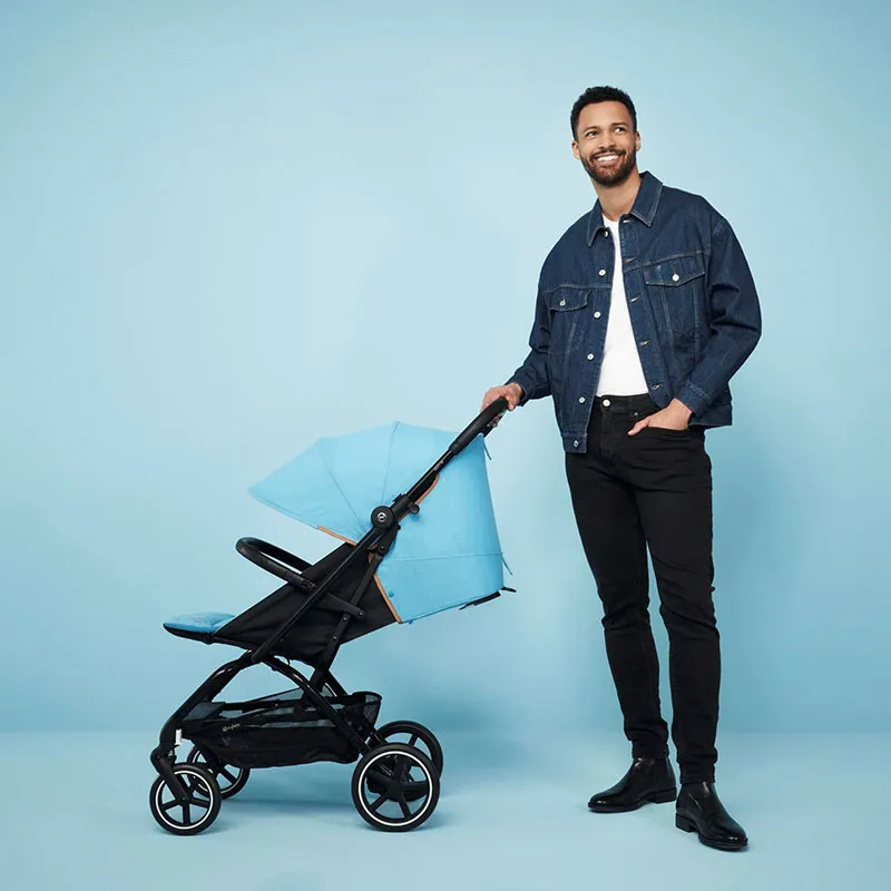 Poussette Compacte Eezy S+2 B Beach Blue/Black - 0m+-4