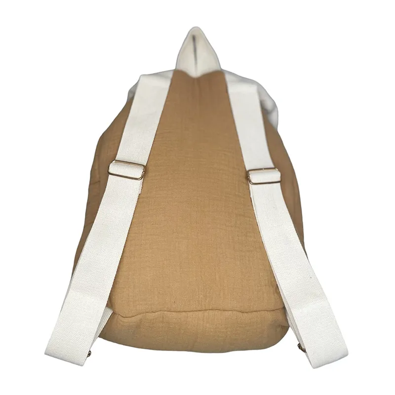 Sac à dos Mousseline camel - 37x31x11cm-2