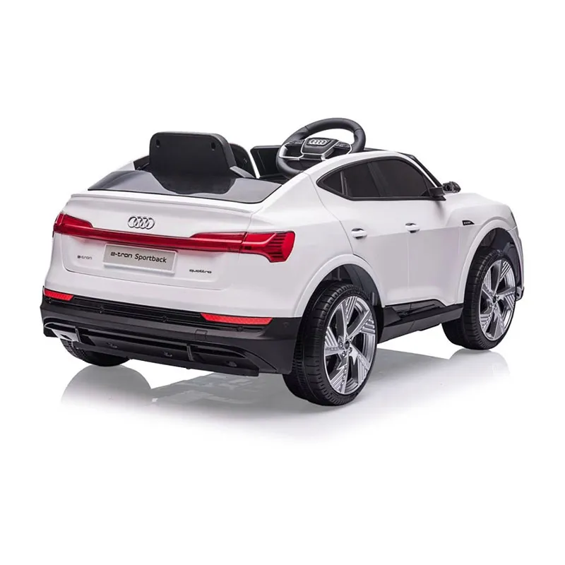Voiture à batterie Audi E-Tron Sportback 4x4 Blanc - 36m+-5