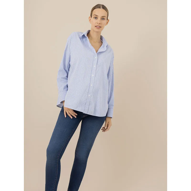 Jean de grossesse slim c - Bleu jeans-1