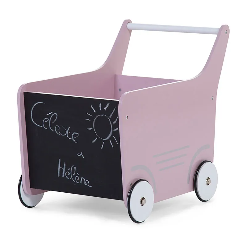 Porteur bébé Bois Rose - 49x34x43cm-0