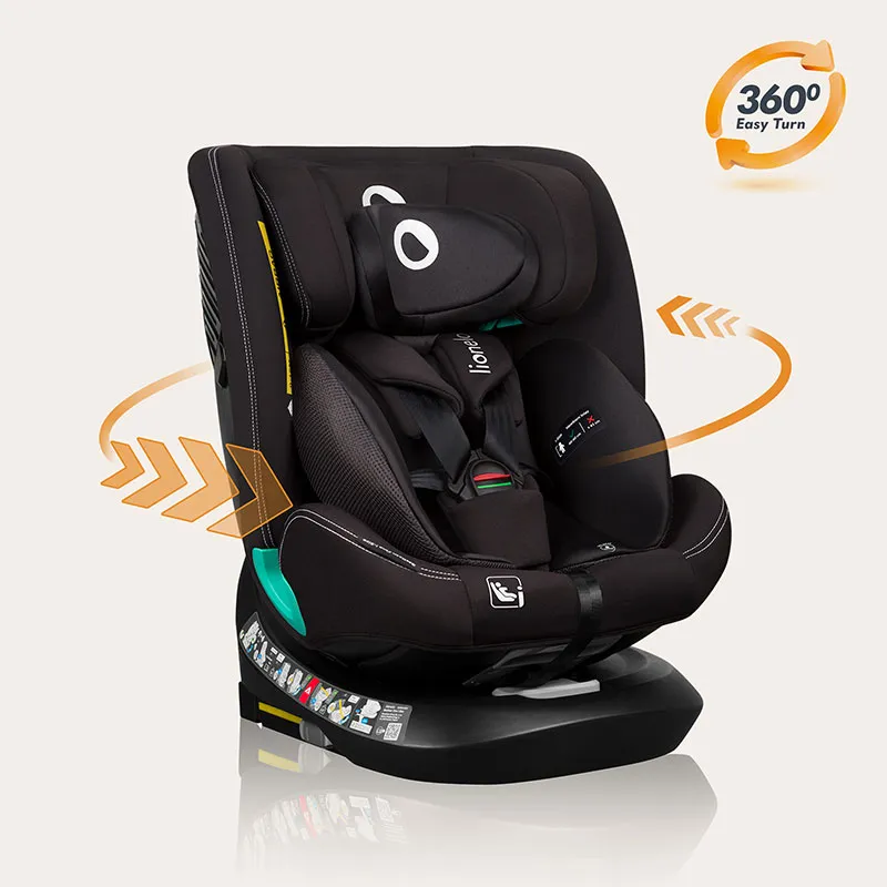 Siège-auto 360° I-Size/Isofix Bastiaan One 40-150cm - Grey Stone-11