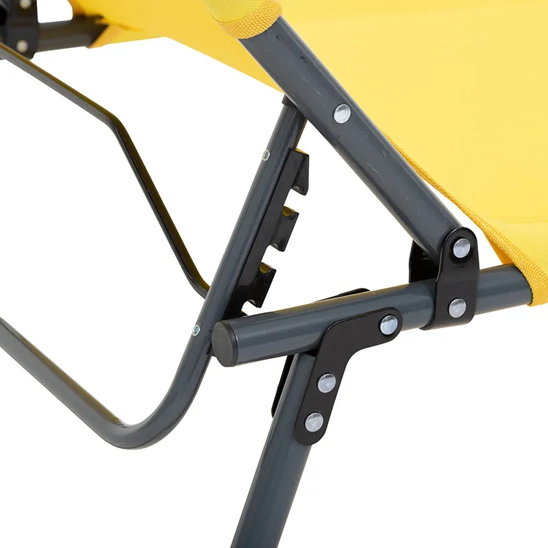 Bain de soleil Jaune - 173x55,5x27cm-2