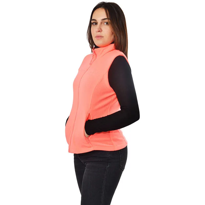 Veste polaire sans manches Vera Femme - Corail-0