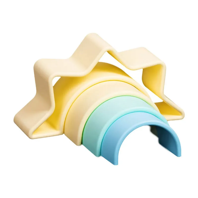 Jouet Silicone Soleil Pastel - 0m+-1