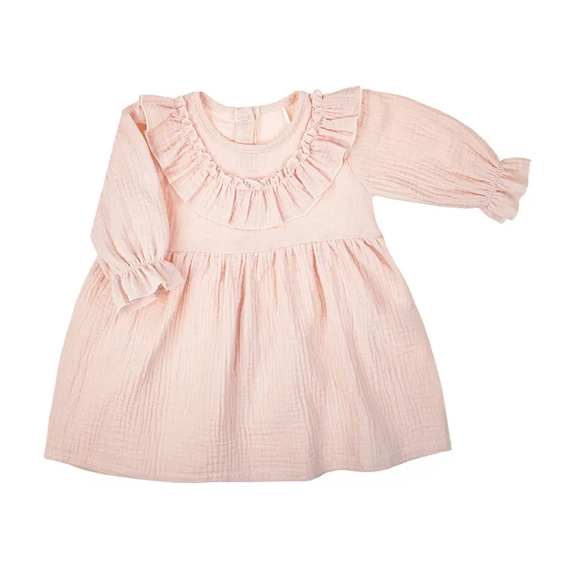Robe ML Voile - Rose pâle-1