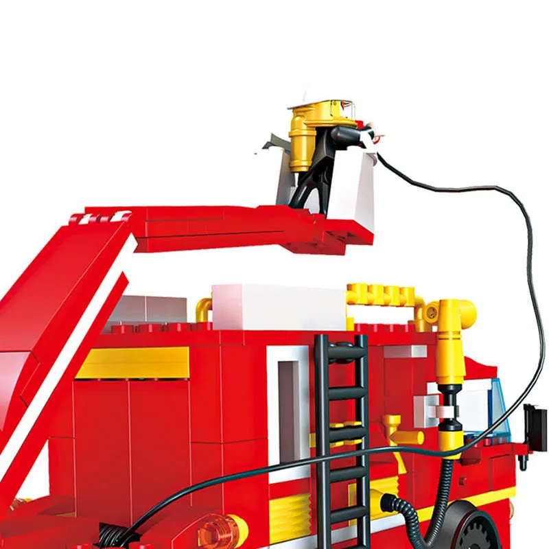 Jeu de construction Camion de pompiers 328pcs - 6+-1
