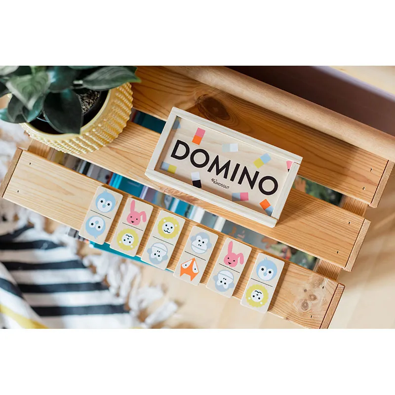 Domino en bois Animaux - 36m+-4