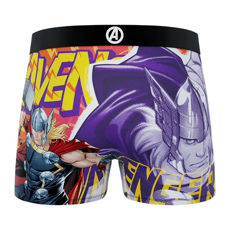 4 Boxers Garçon Marvel - Rose/Bleu/Violet-8