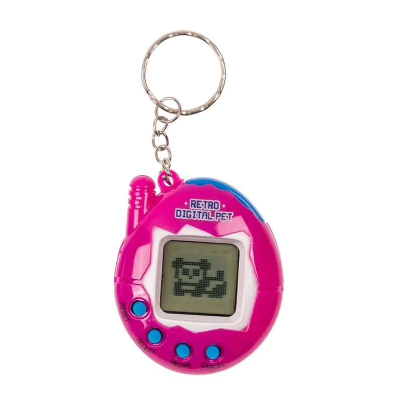Mini Console de jeux av. petit animal - Rose-0
