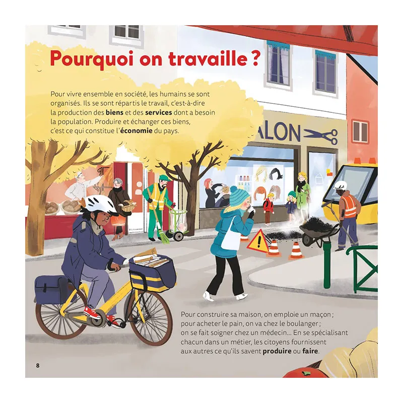 Livre Mes p'tites questions Le travail - 6+-4