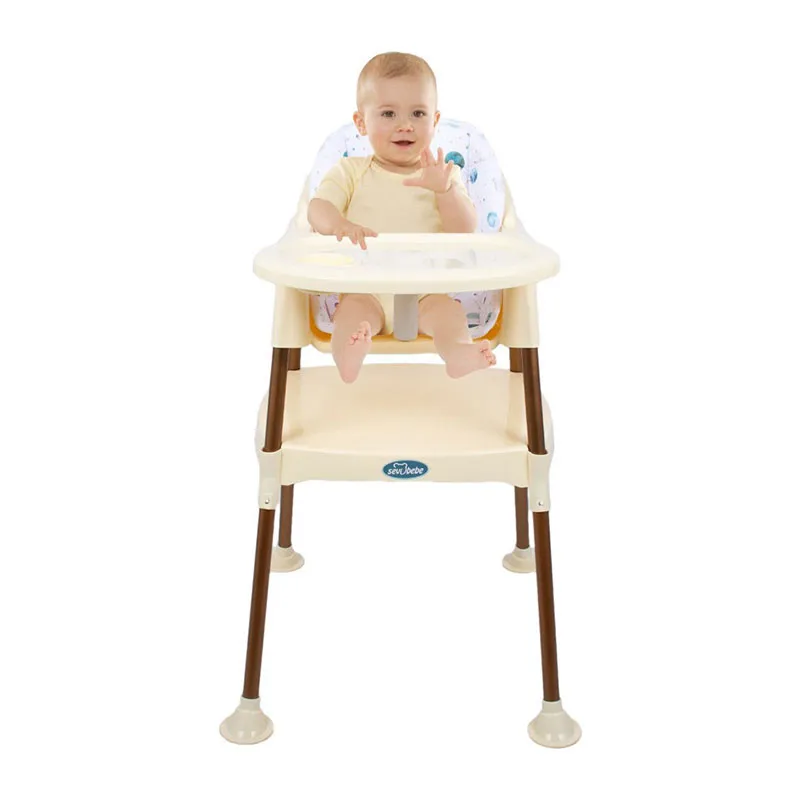 Chaise haute 3en1 - Ecru-3