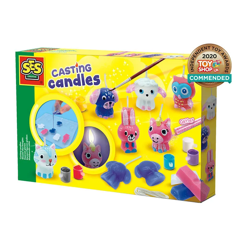 Kit créa. Bougies Petits animaux - 5+-0