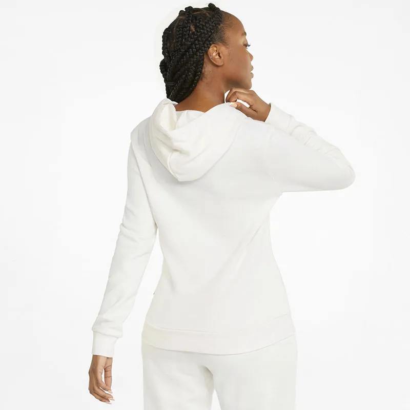 Sweat à capuche Femme Essentials Embroidery - Blanc - PUMA-3